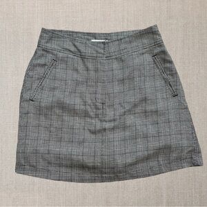 Ashworth Grey Plaid Mini Skort